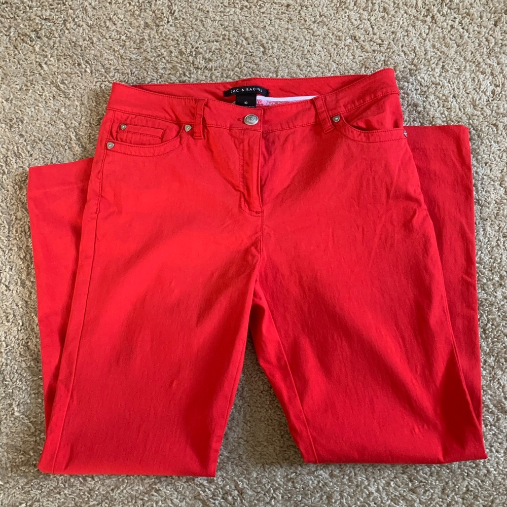 Zac & Rachel Red Casual Pants Size 10